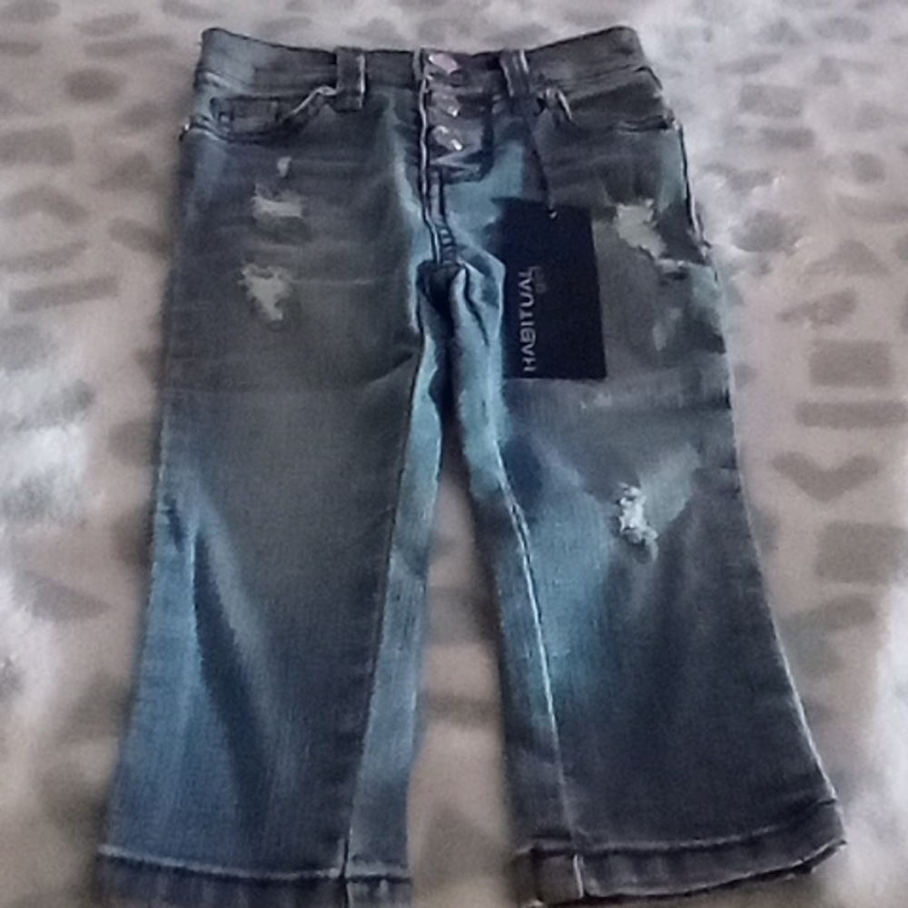 NWT Habitual Girls 18 Months Baby Distressed Jeans